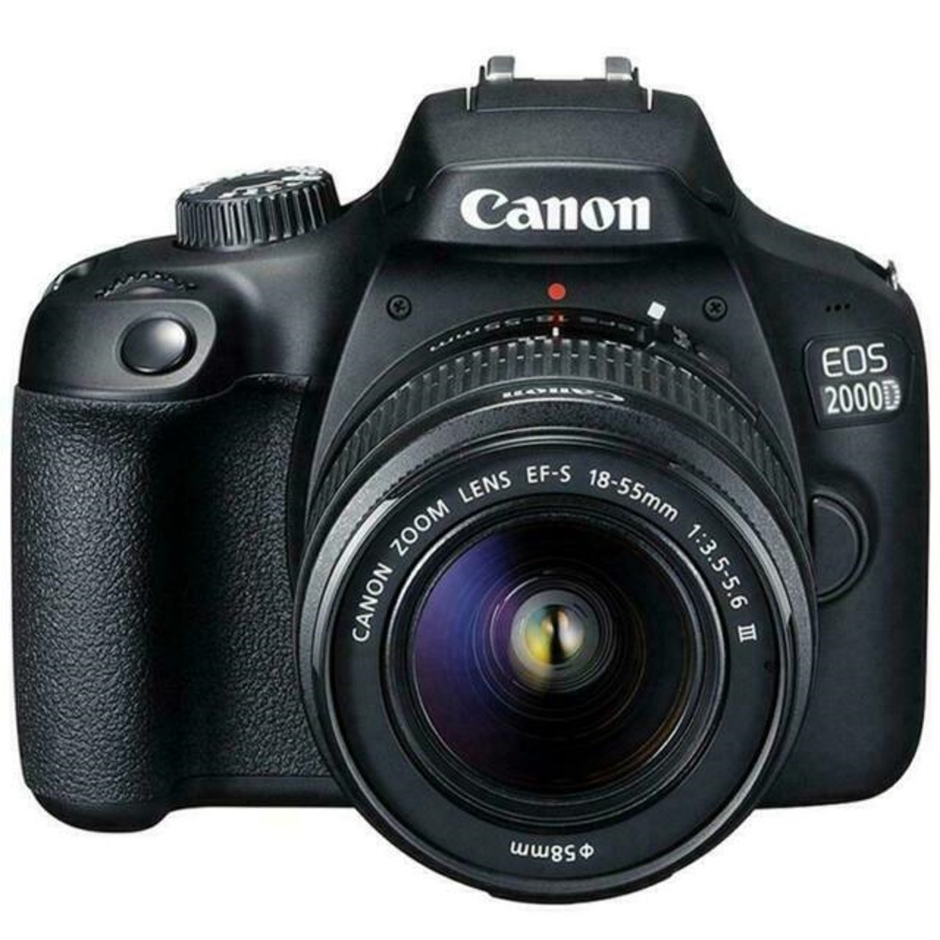 Camara digital reflex canon eos 2000d + 18 - 55 - cmos -  24.1mp -  digic 4+ -  full hd -  9 puntos referencia -  wifi -  nfc