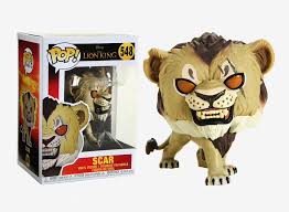 Funko pop disney el rey leon live scar