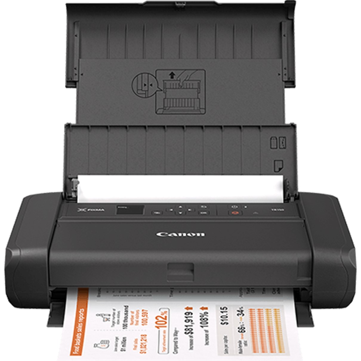 Impresora canon tr150 inyeccion color portatil pixma a4 -  9ppm -  4800ppp -  usb -  wifi