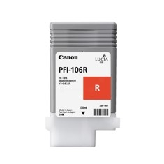Cartucho tinta canon pfi - 106rg rojo ipf6300 -  ipf6350 -  ipf6400 -  ipf6450