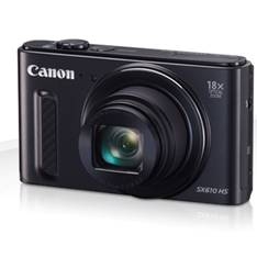 Camara digital canon powershot sx610 hs 20.2mp -  zoom 36x -  zo 18x -  3'' -  full hd -  negra