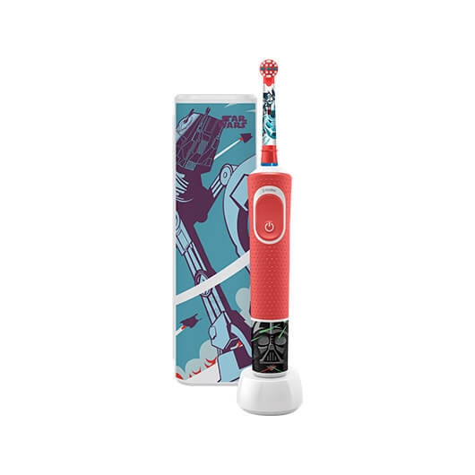 Cepillo dental electrico oral - b d100 kids star war cabezal extra soft -  temporizador -  estuche viaje