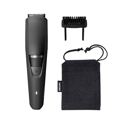 Barbero philips beardtrimmer bt3226 - 14  20 ajustes -  0.5mm -  recorta barba -  cabezal lavable -  funda