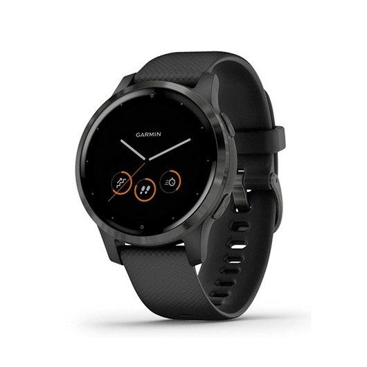Smartwatch garmin sport watch gps vivoactive 4s - f.cardiaca - barometro - gps - glonass - 40mm - bt - wifi -  negro