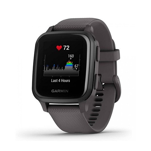 Smartwatch garmin sportwatch gps venu sq - f.cardiaca - gps - glonass - galileo - bt - c. estres - gris