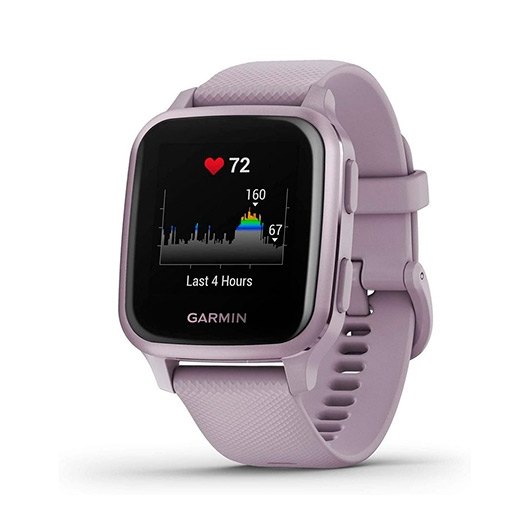 Smartwatch garmin sportwatch gps venu sq - f.cardiaca - gps - glonass - galileo - bt - c. estres - lavanda