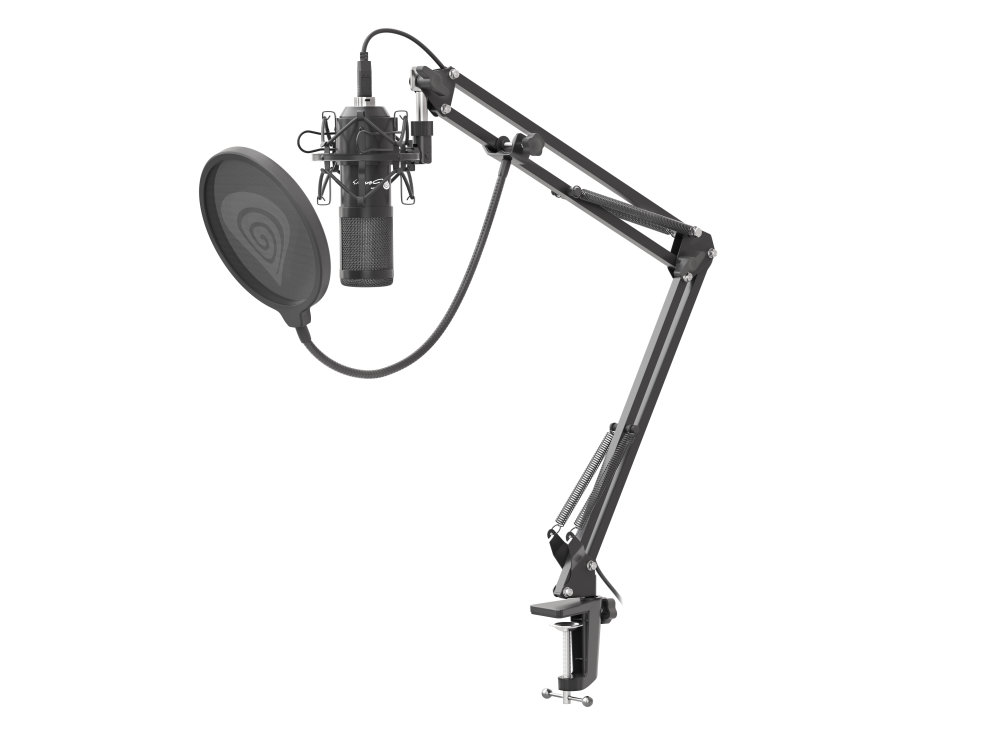 Microfono gaming genesis radium 400 studio condensador cardioide usb
