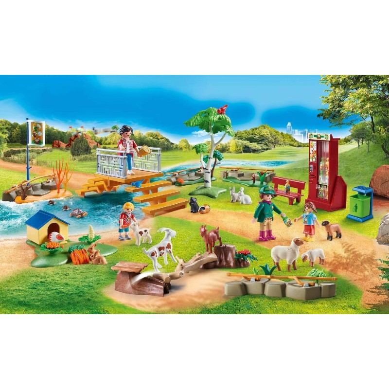 Playmobil diversion en familia zoo de mascotas