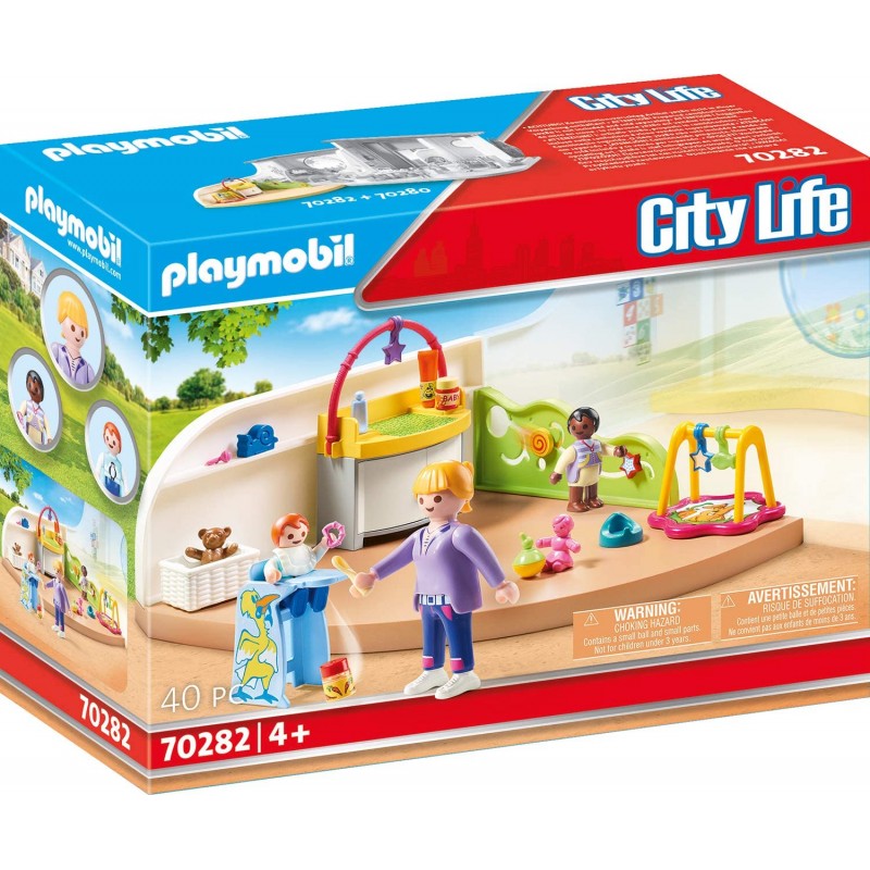 Playmobil ciudad habitacion de bebes