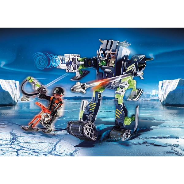 Playmobil espias rebeldes del artico robot de hielo