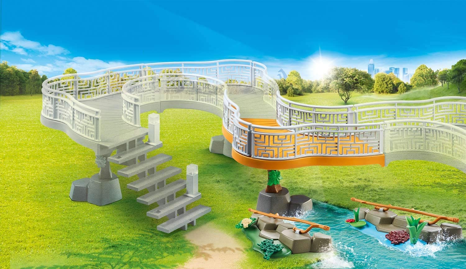 Playmobil diversion en familia extension plataforma de observacion zoo