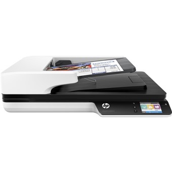 Escaner plano hp scanjet pro 4500 fn1 30ppm -  1200ppp -  red -  wifi -  usb -  duplex -  adf 50hojas