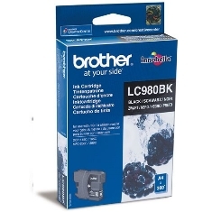 Cartucho tinta brother lc980bk negro 300 paginas dcp - 165c -  dcp - 195c -  dcp - 375cw -  mfc - 250c -  mfc - 255cw