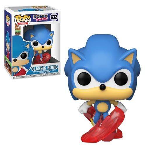 Funko pop sonic 30th sonic corriendo