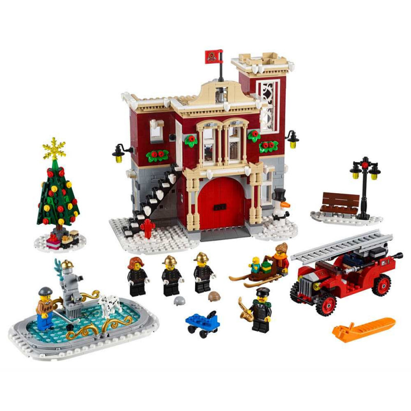 Lego creator expert parque de bomberos navideño -  10263