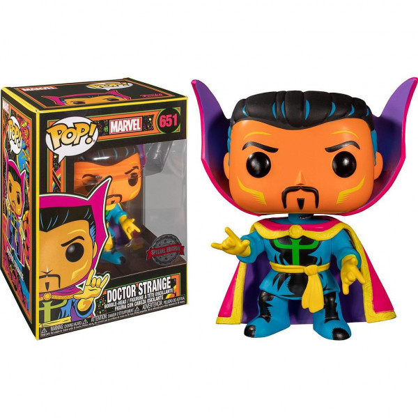 Funko pop marvel black light doctor strange multicolor