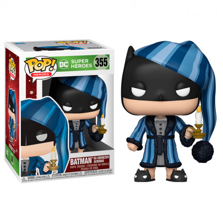 Funko pop dc navidad batman en pijama con vela