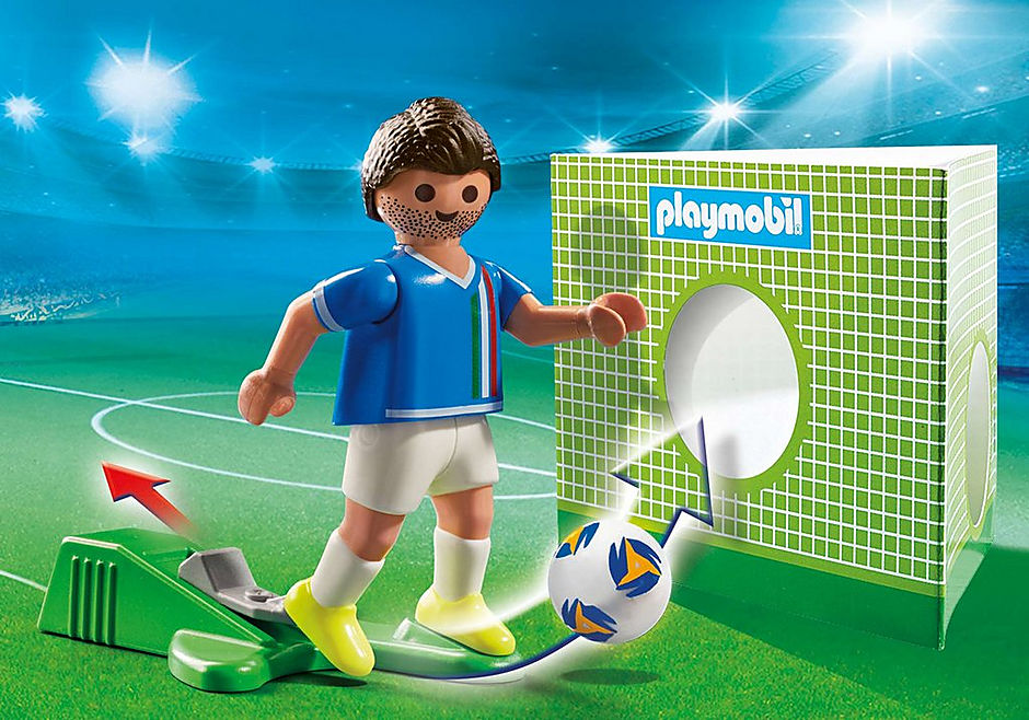 Playmobil deportes jugador de futbol -  italia