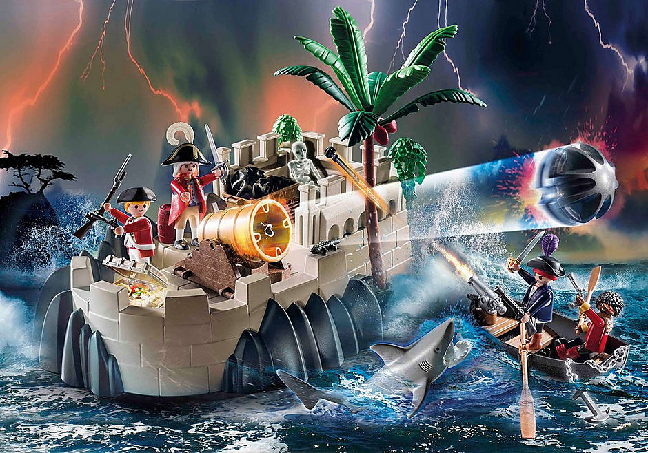 Playmobil historia bastion piratas y marines