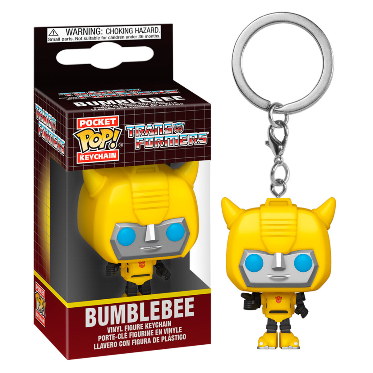 Funko pop keychain llavero cine transformers bumblebee 52155
