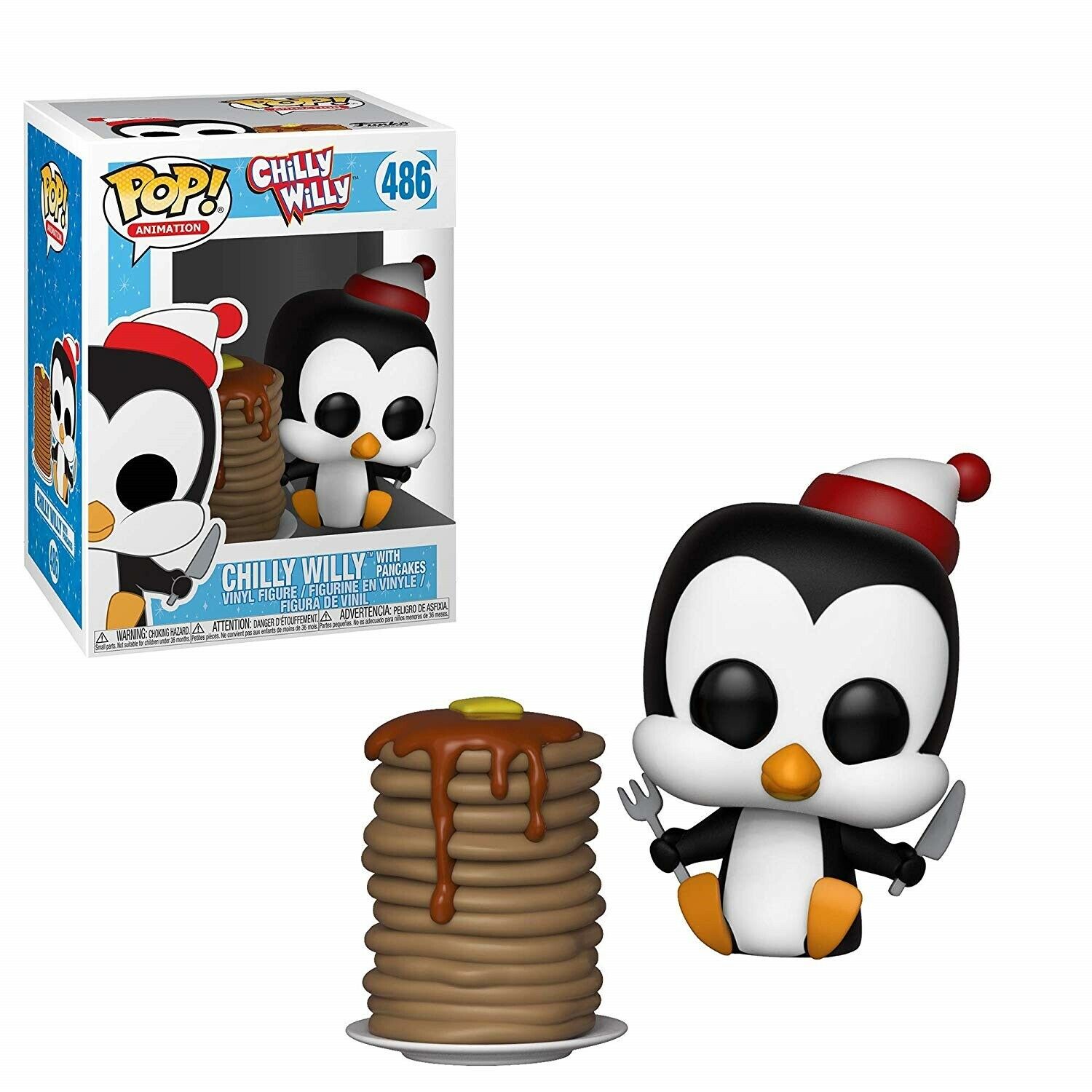 Funko pop animacion el show de chilly chilly willy con tortitas 32887