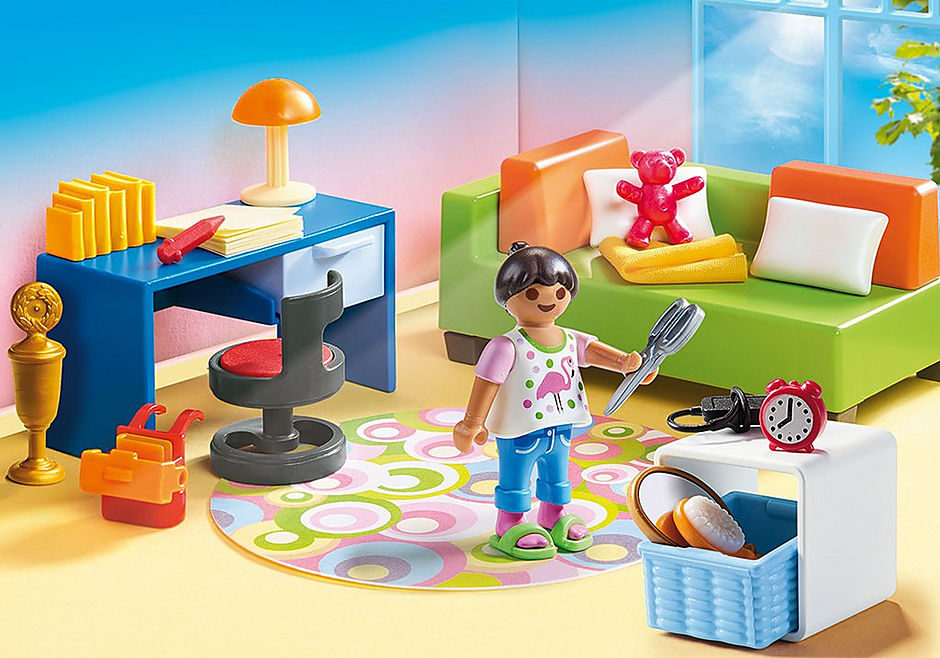 Playmobil casa de muñecas habitacion adolescente