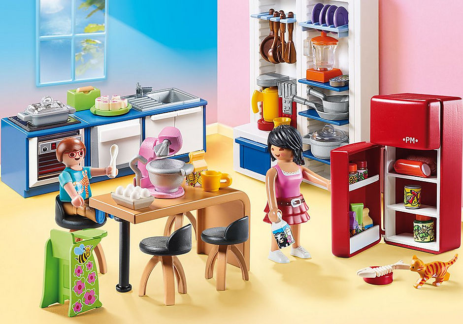 Playmobil casa de muñecas cocina