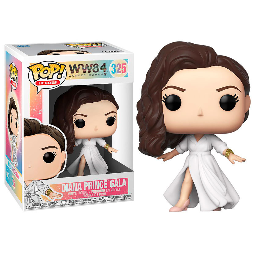 Funko pop dc wonder woman 1984 wonder woman vestido blanco 46664