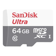 Tarjeta memoria micro secure digital sd hc + adaptador sandisk - 64gb - clase 10 - sdhc 100mb - s