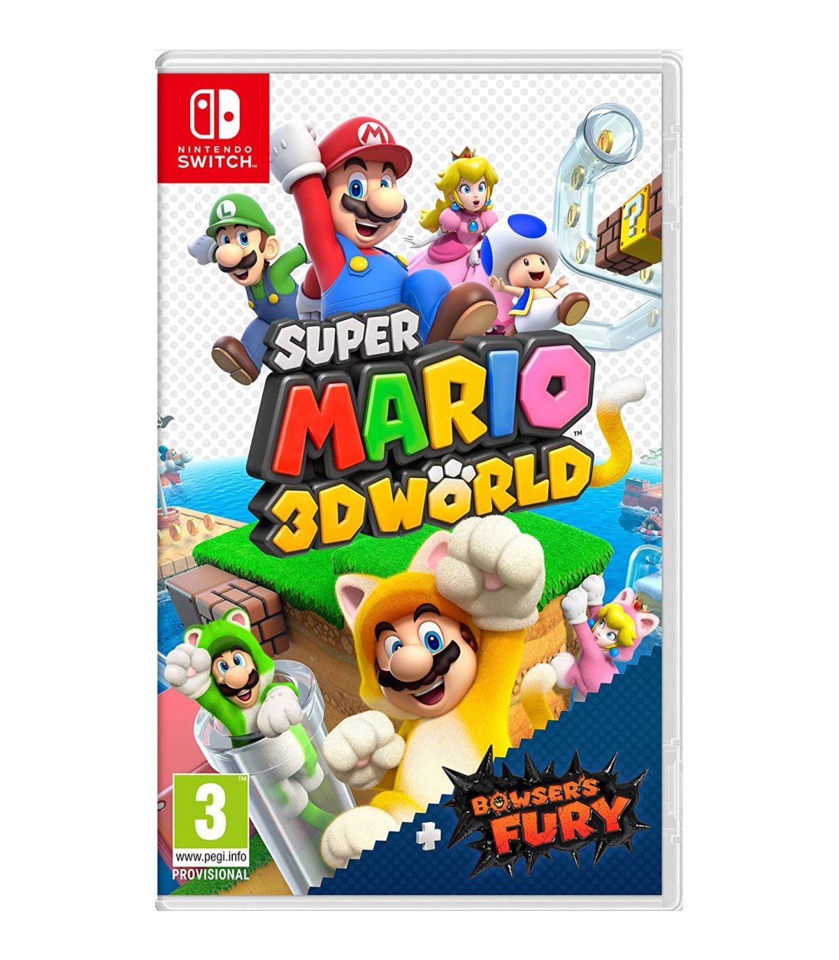 Juego nintendo switch -  super mario 3d world + bowsers fury