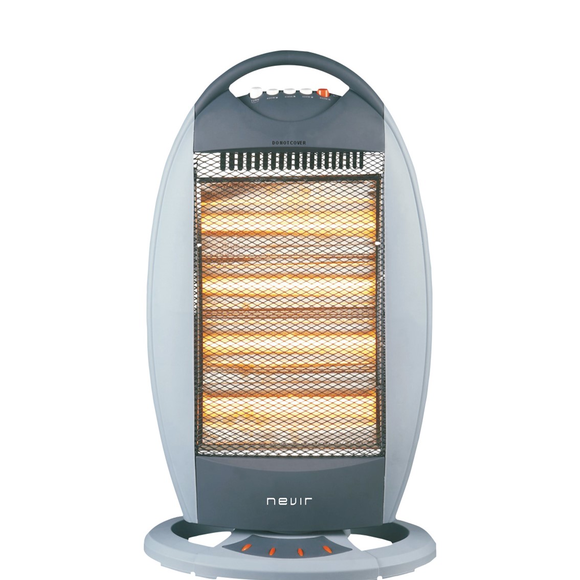 Estufa electrica nevir halogena  nvr - 9533 ha 4 potencias 400 - 800 - 1200 - 1600w