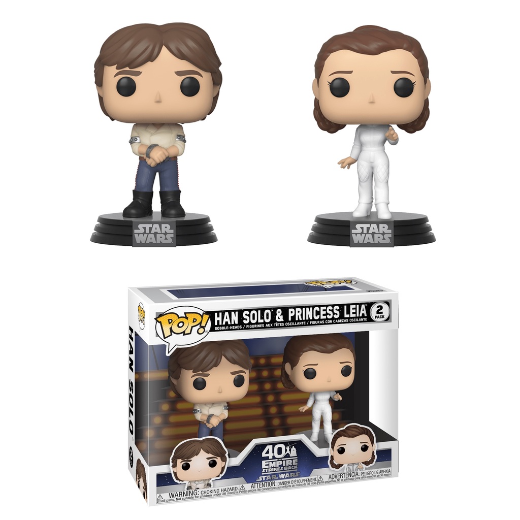 Funko pop star wars pack 2 han & leia 46770