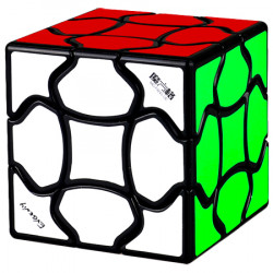 Cubo de rubik qiyi fluffy 3x3 bordes negros