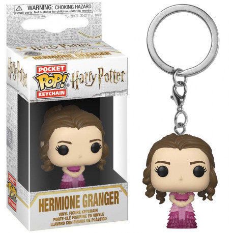 Funko pop keychain harry potter hermione granger con vestido de baile 42635