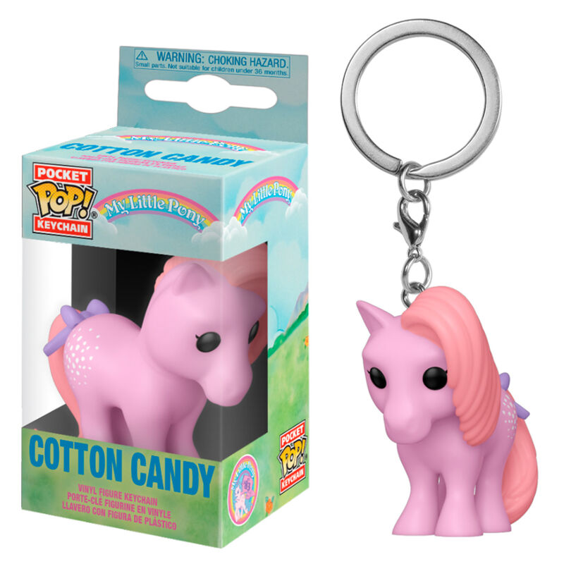 Funko pop keychain llavero my little pony cotton candy 54309