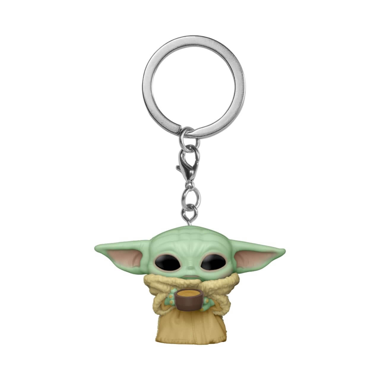 Funko pop keychain llavero star wars the mandalorian baby yoda con copa 53042