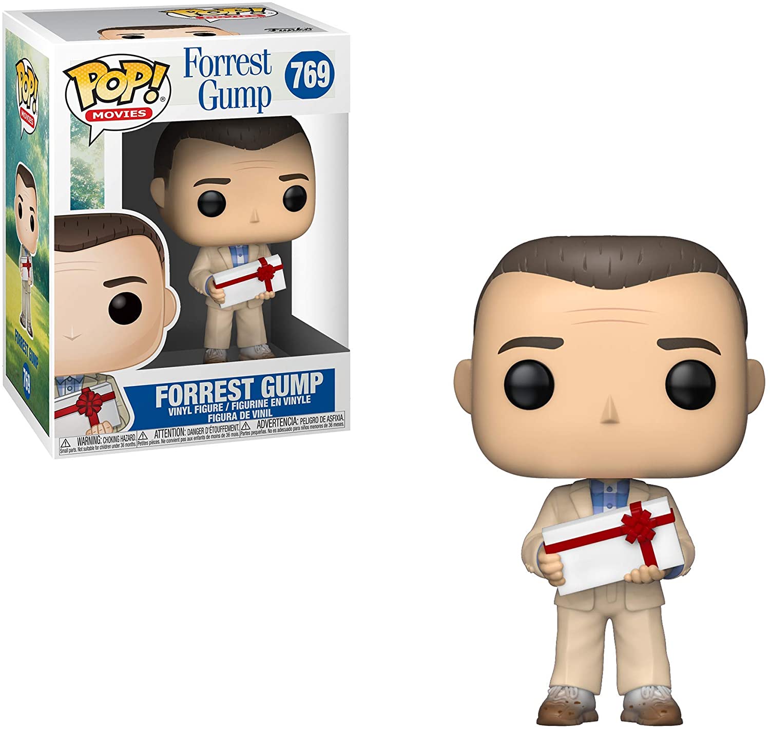 Funko pop cine forrest gump forrest con caja de bombones 40206