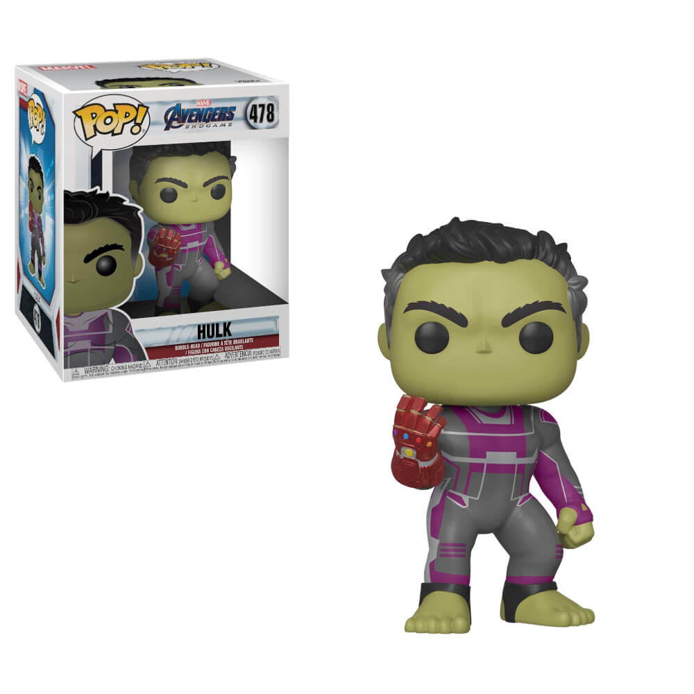 Funko pop marvel vengadores endgame hulk con guantelete del infinito 6pulgadas 39743