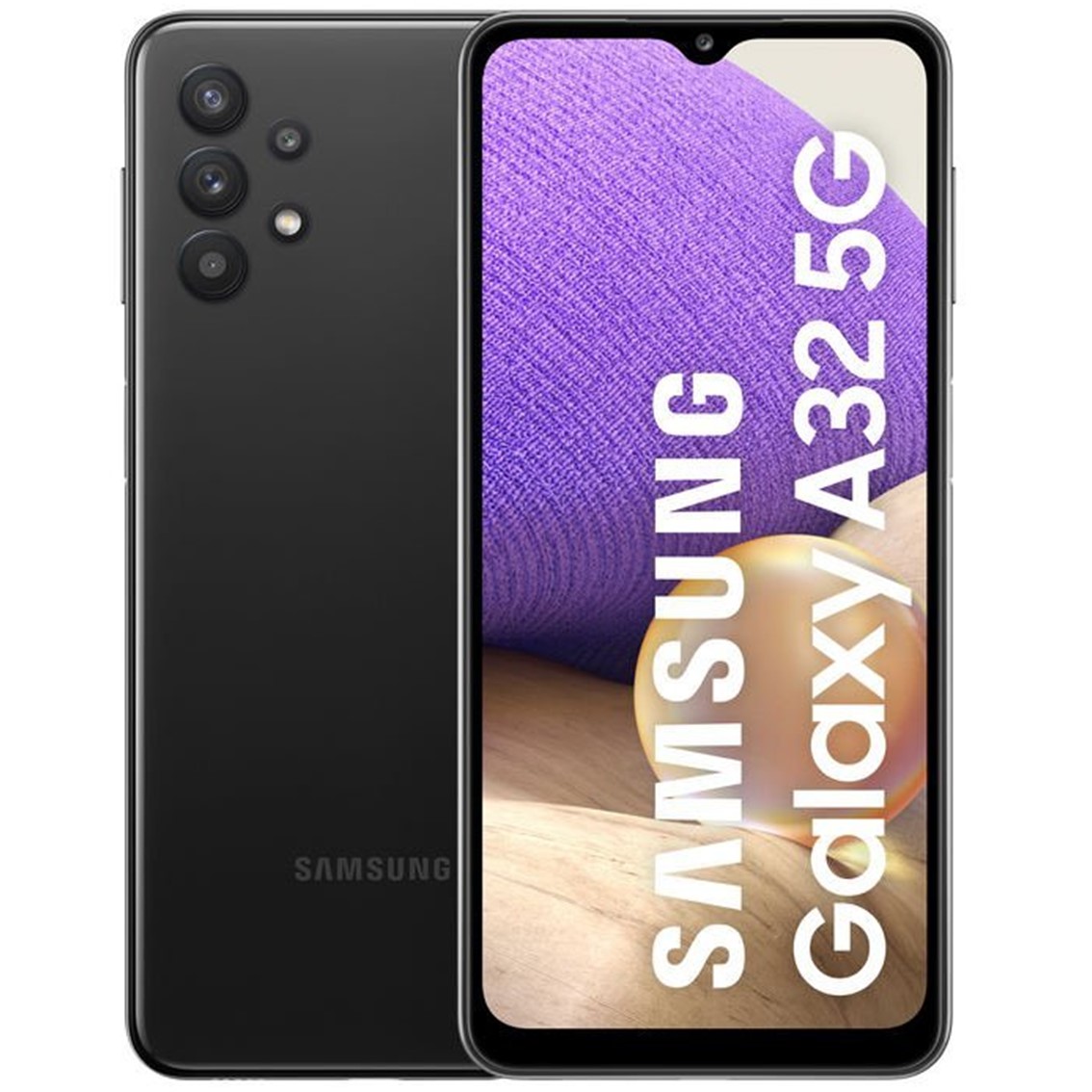 Telefono movil smartphone samsung galaxy a32 5g black 6.5pulgadas -  128gb rom -  4gb ram -  48+8+5+2 mpx -  13mpx -  dual sim -  5g - 5000 mah