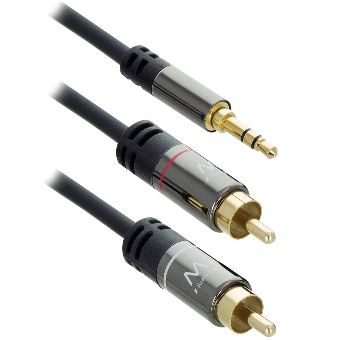 Cable de audio ewent jack 3.5mm macho a rca macho x2 1.5m