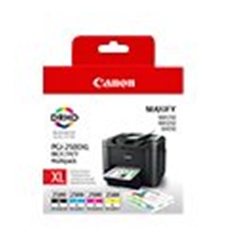 Multipack canon pgi - 2500xlpack bk -  c -  m -  y -   maxify mb5050 mb5350 ib4050