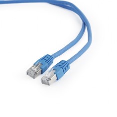 Cable red latiguillo rj45 ftp cat 6 0.5m  azul