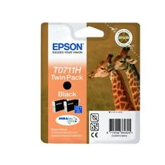 Pack 2 tintas  epson t07114h10 negro gran capacidad pack de 2 unidades -  jirafa