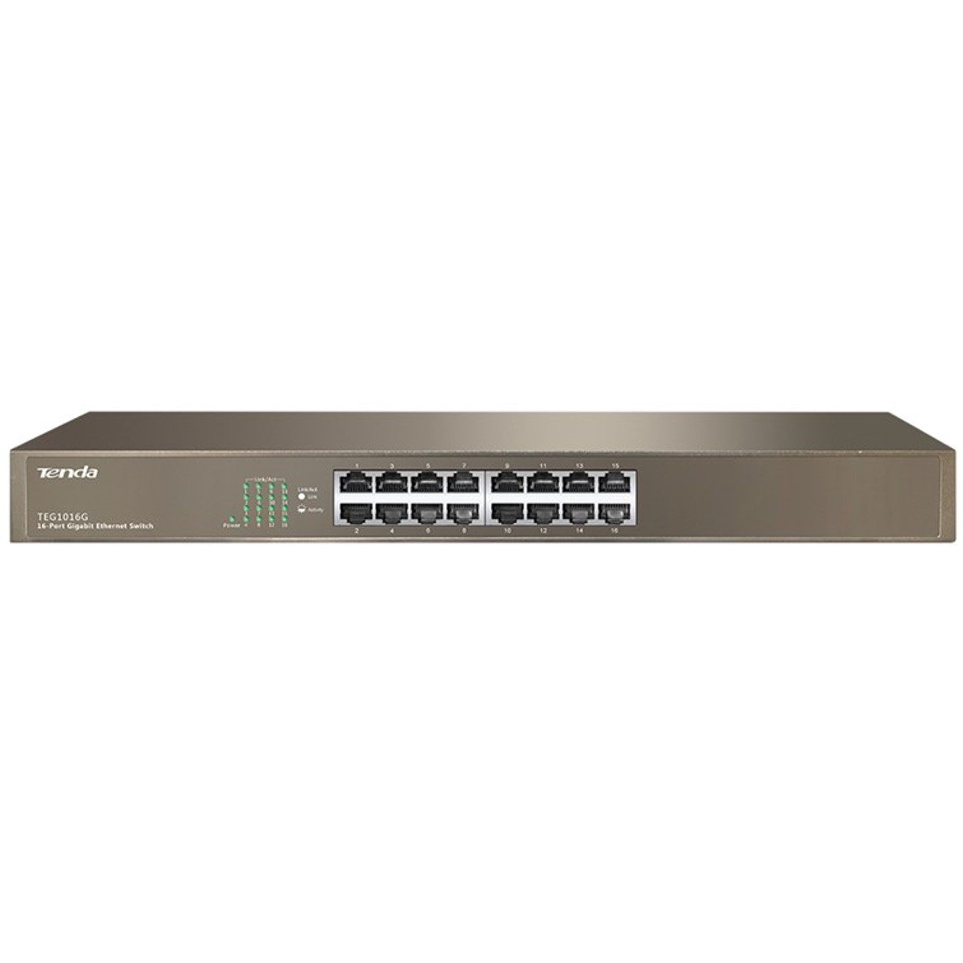 Switch 16 puertos gigabit ethernet 8.0 10 - 100 - 1000 tenda